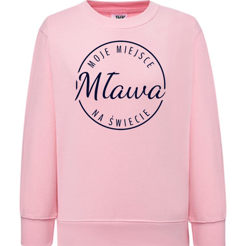 Bluza dziecięca Moje miejsce na świecie Mława - obrazek 8