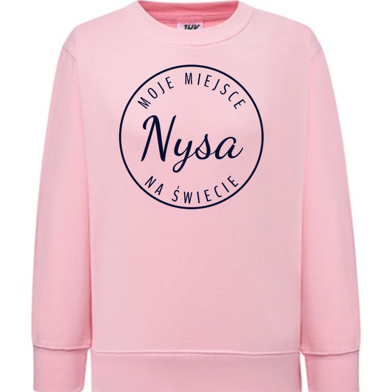 Bluza dziecięca Moje miejsce na świecie Nysa - obrazek 8