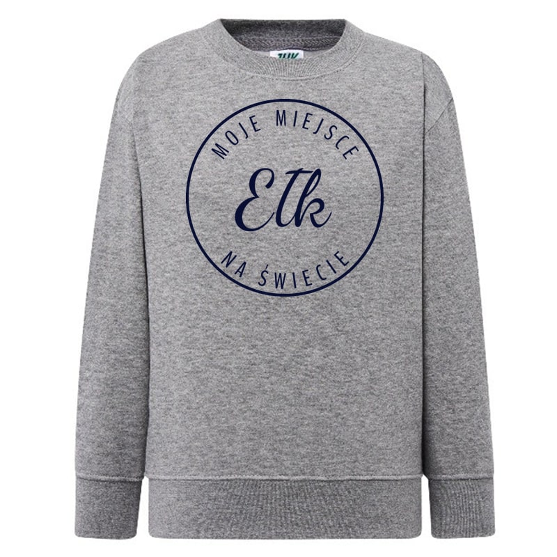 Bluza dziecięca Moje miejsce na świecie Ełk - obrazek 5