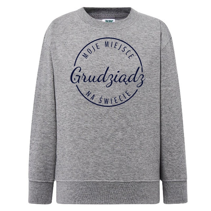 Bluza dziecięca Moje miejsce na świecie Grudziądz - obrazek 5