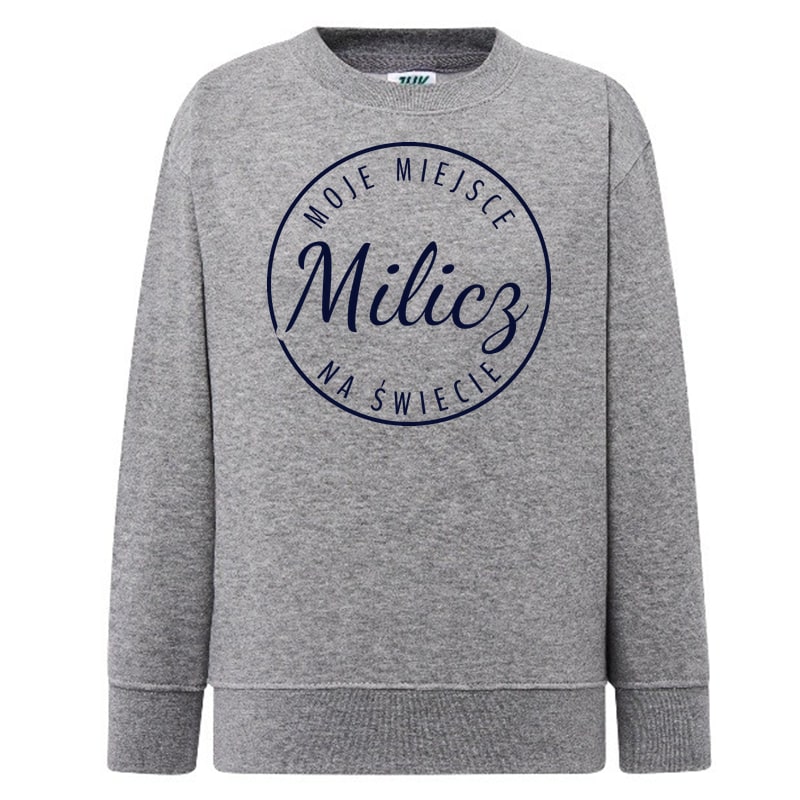Bluza dziecięca Moje miejsce na świecie Milicz - obrazek 5