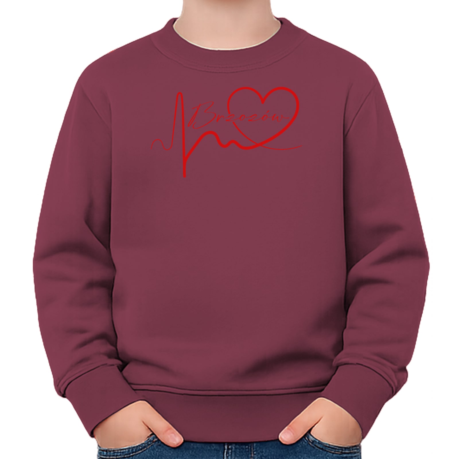 Bluza dziecięca Linia EKG Serca Brzozów - obrazek 5