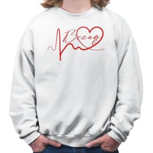 Bluza unisex Linia EKG Serca Brzeg