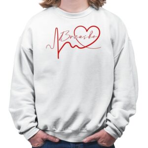 Bluza unisex Linia EKG Serca Brzesko