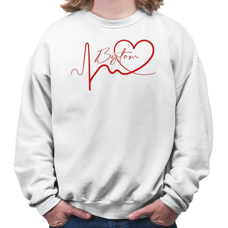 Bluza unisex Linia EKG Serca Bytom