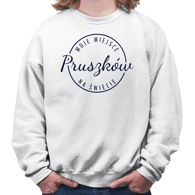 Bluza unisex Moje miejsce na świecie Pruszków