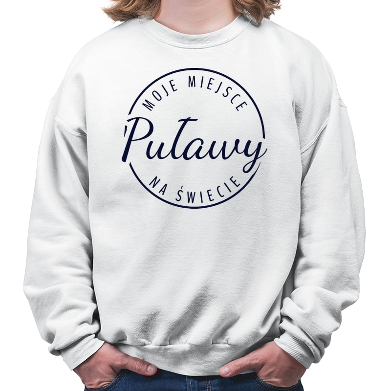 Bluza unisex Moje miejsce na świecie Puławy