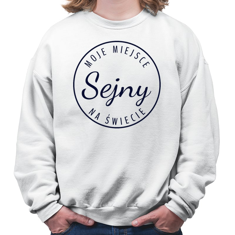 Bluza unisex Moje miejsce na świecie Sejny