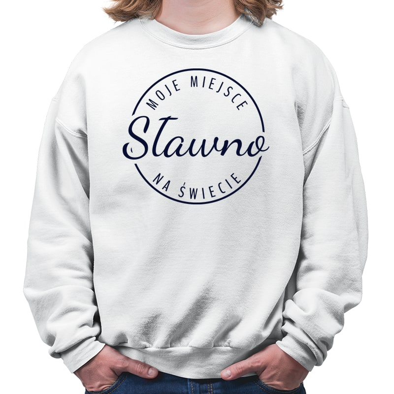 Bluza unisex Moje miejsce na świecie Sławno