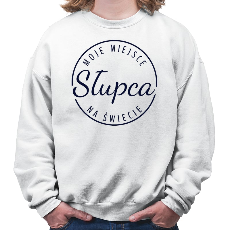 Bluza unisex Moje miejsce na świecie Słupca