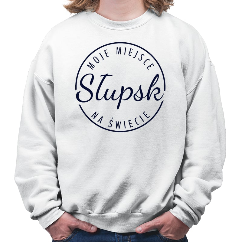 Bluza unisex Moje miejsce na świecie Słupsk