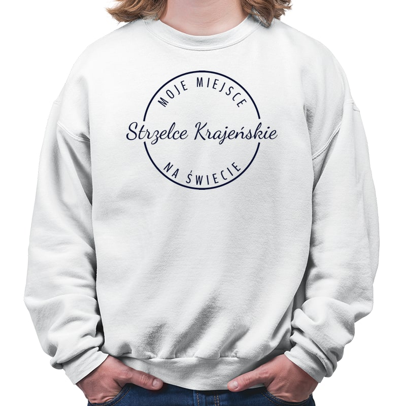 Bluza unisex Moje miejsce na świecie Strzelce Krajeńskie