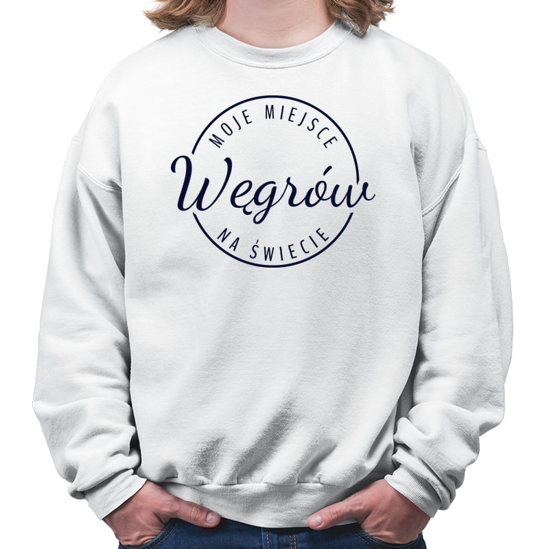 Bluza unisex Moje miejsce na świecie Węgrów