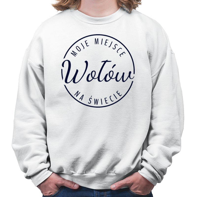 Bluza unisex Moje miejsce na świecie Wołów