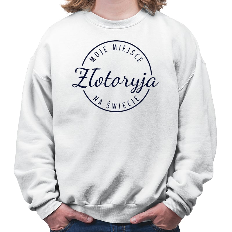 Bluza unisex Moje miejsce na świecie Złotoryja