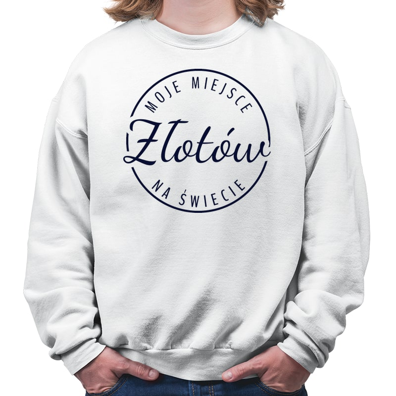 Bluza unisex Moje miejsce na świecie Złotów