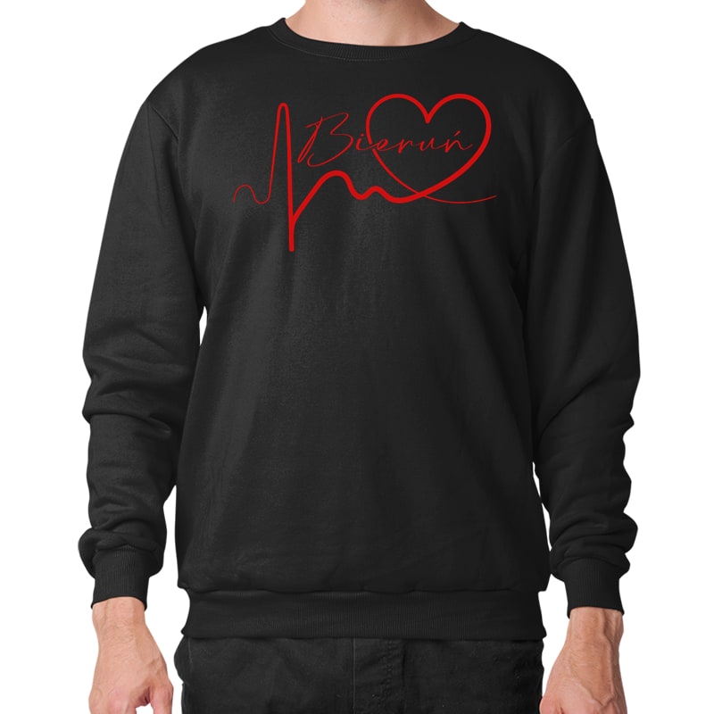 Bluza unisex Linia EKG Serca Bieruń - obrazek 2