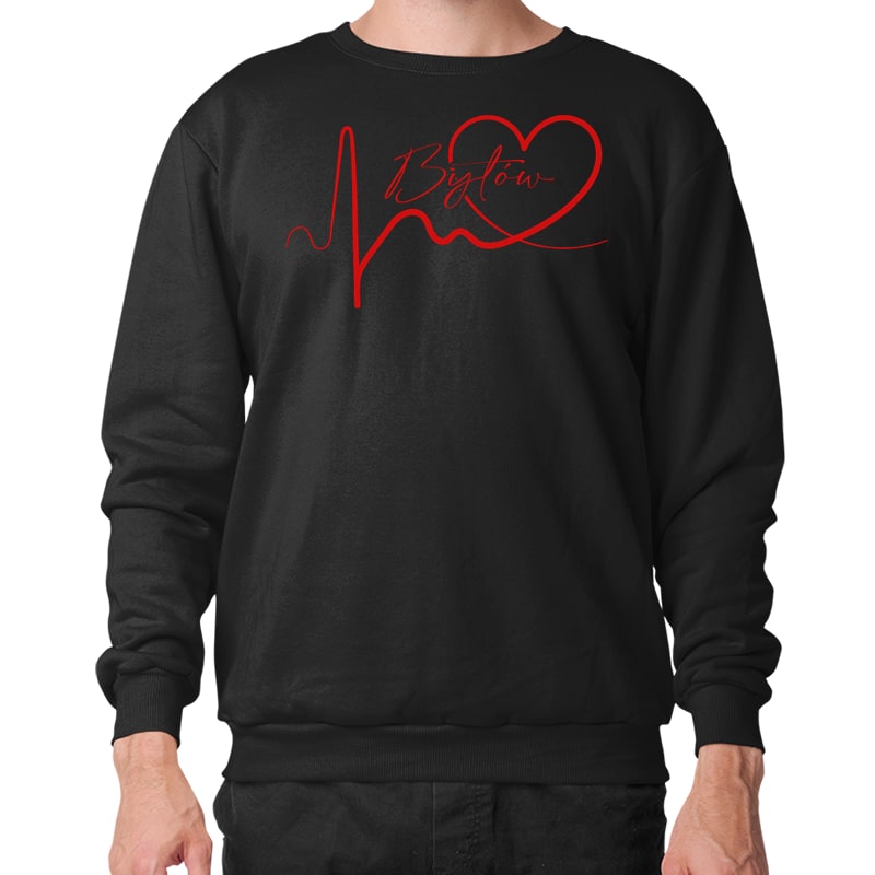 Bluza unisex Linia EKG Serca Bytów - obrazek 2
