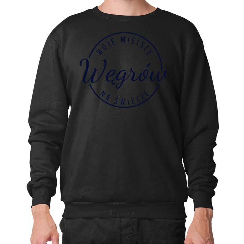 Bluza unisex Moje miejsce na świecie Węgrów - obrazek 2