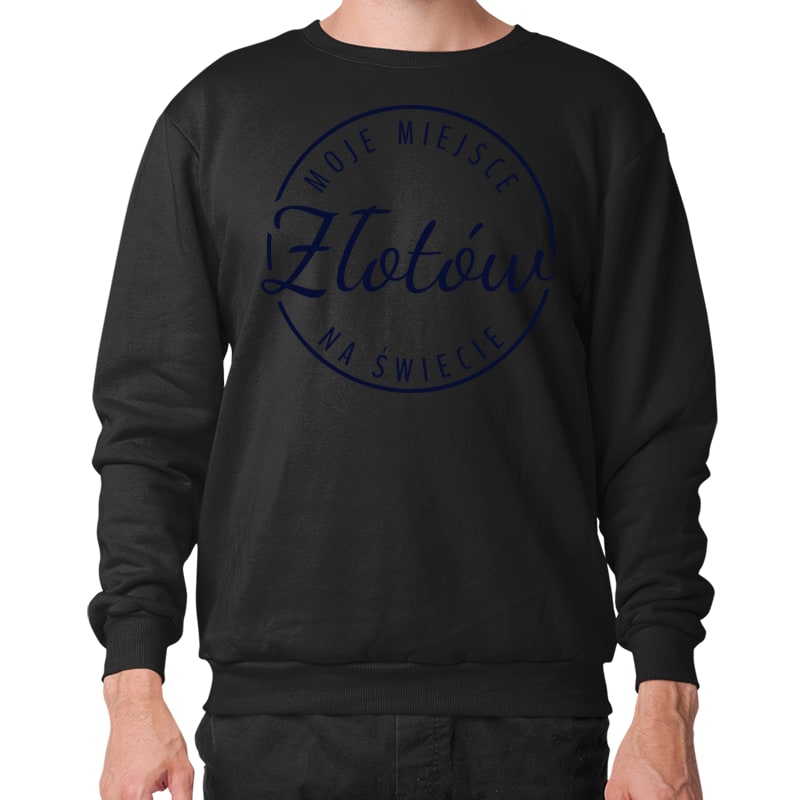 Bluza unisex Moje miejsce na świecie Złotów - obrazek 2