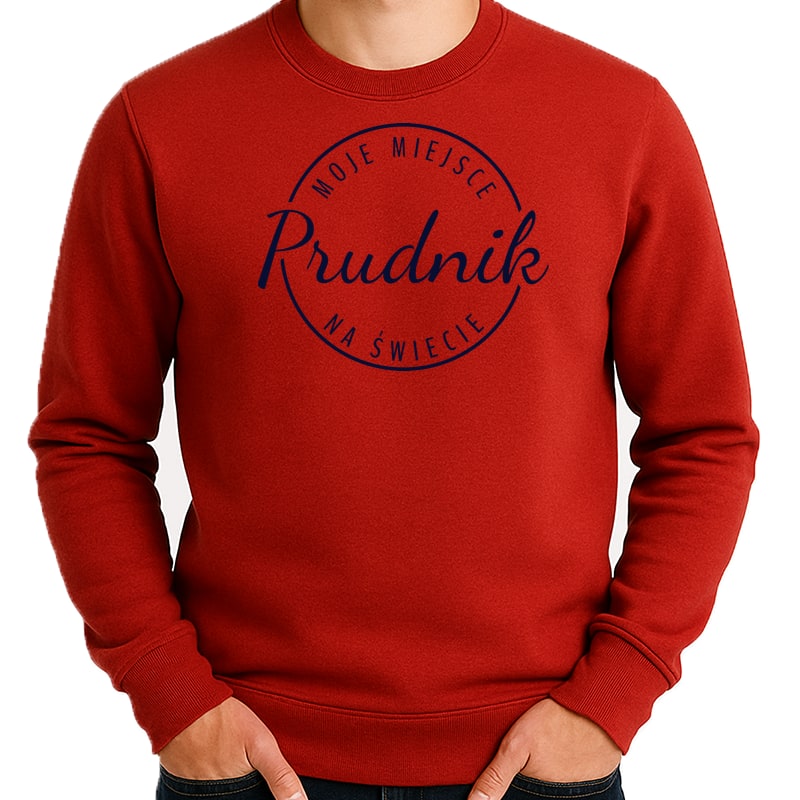 Bluza unisex Moje miejsce na świecie Prudnik - obrazek 3