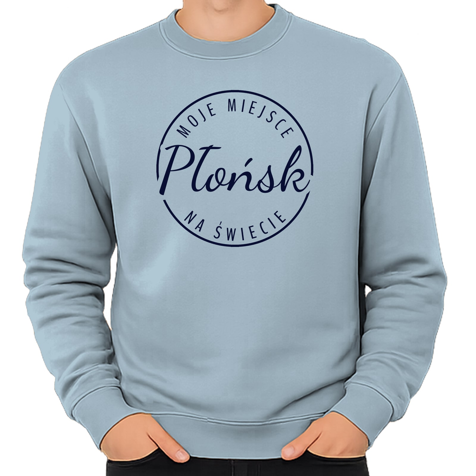 Bluza unisex Moje miejsce na świecie Płońsk - obrazek 8