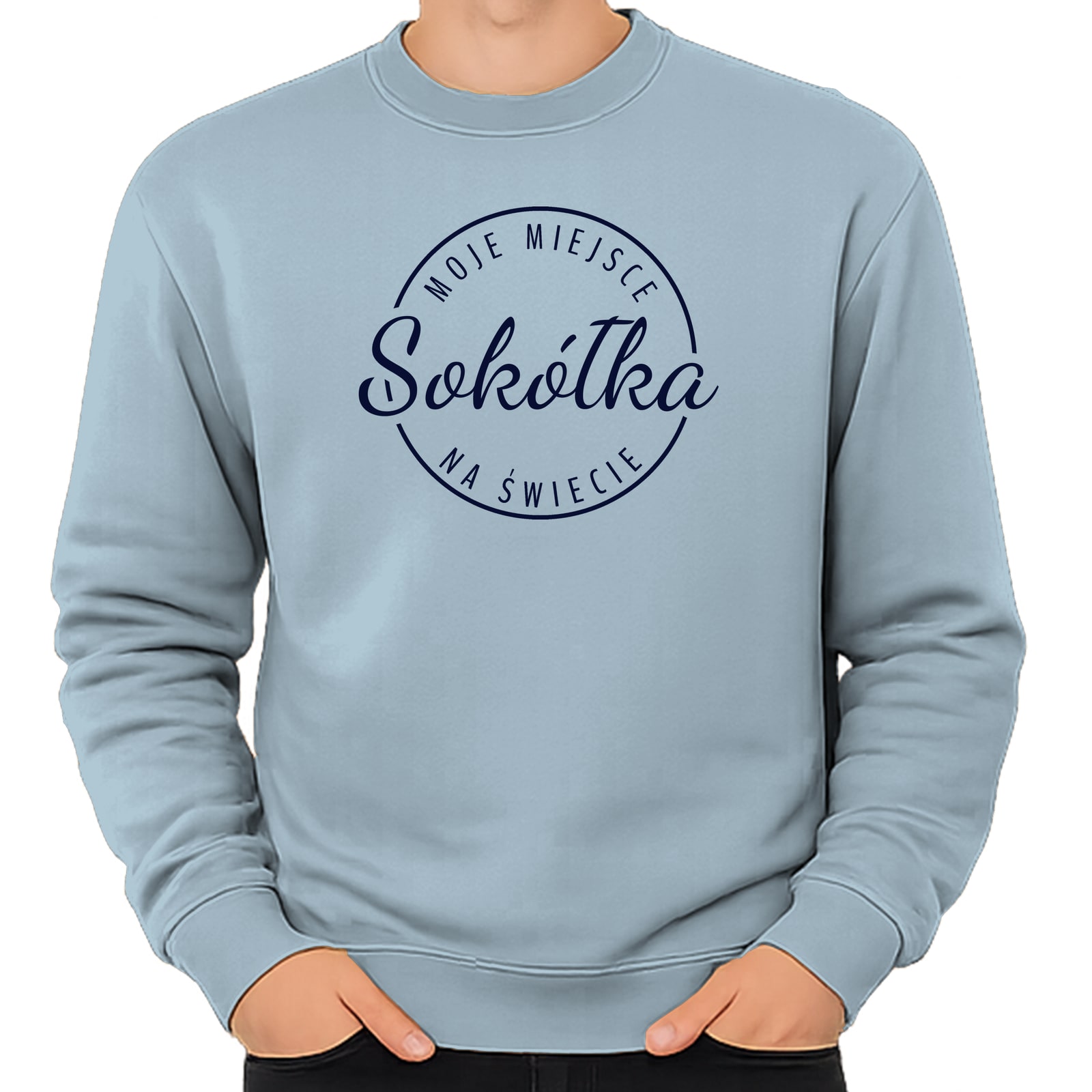Bluza unisex Moje miejsce na świecie Sokółka - obrazek 8
