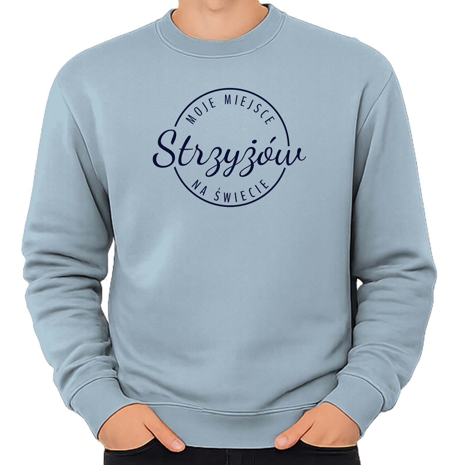 Bluza unisex Moje miejsce na świecie Strzyżów - obrazek 8