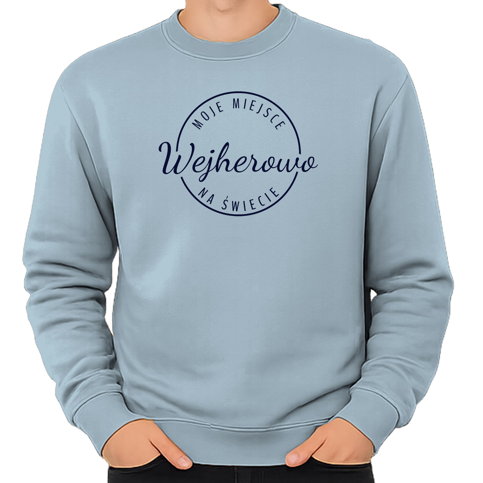 Bluza unisex Moje miejsce na świecie Wejherowo - obrazek 8