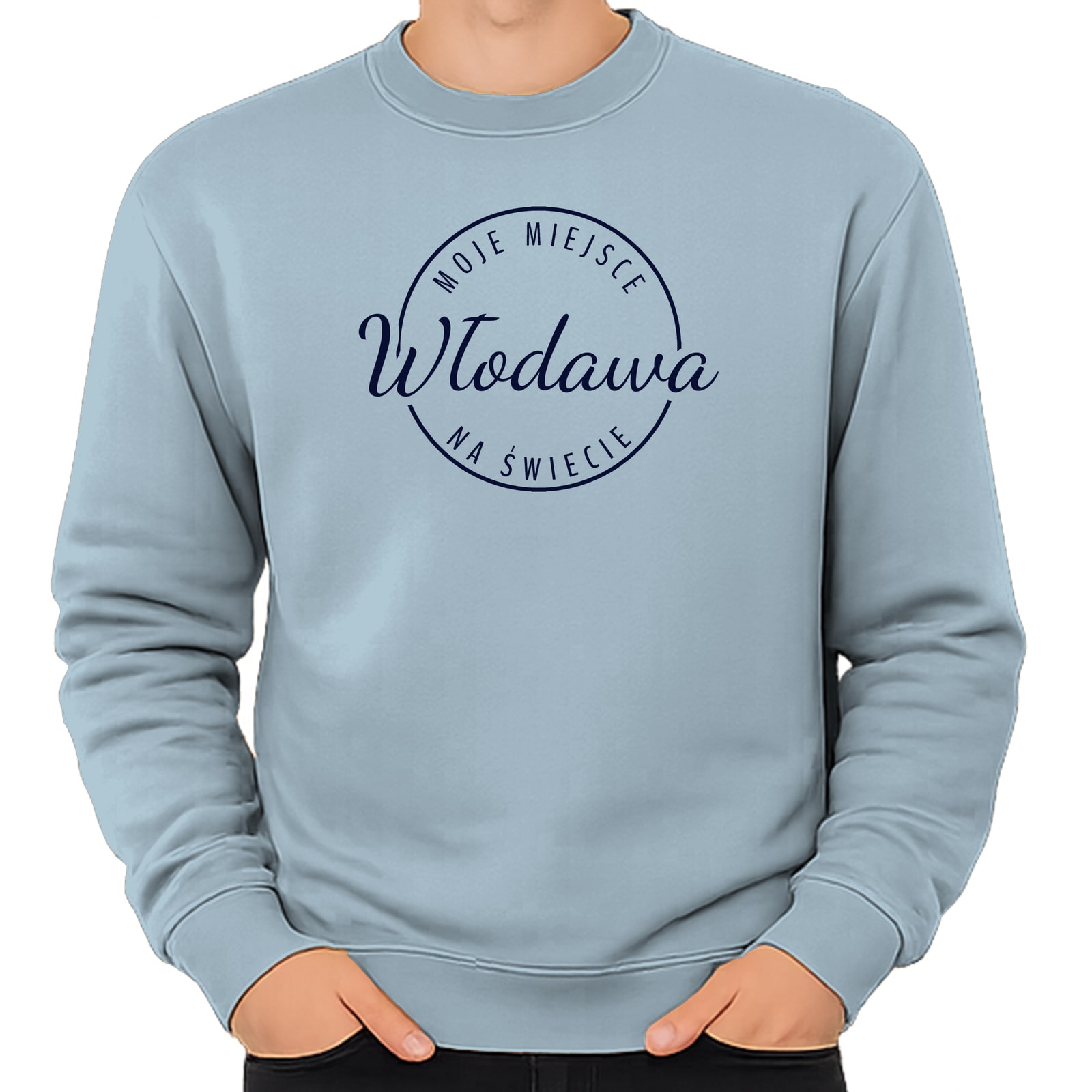 Bluza unisex Moje miejsce na świecie Włodawa - obrazek 8