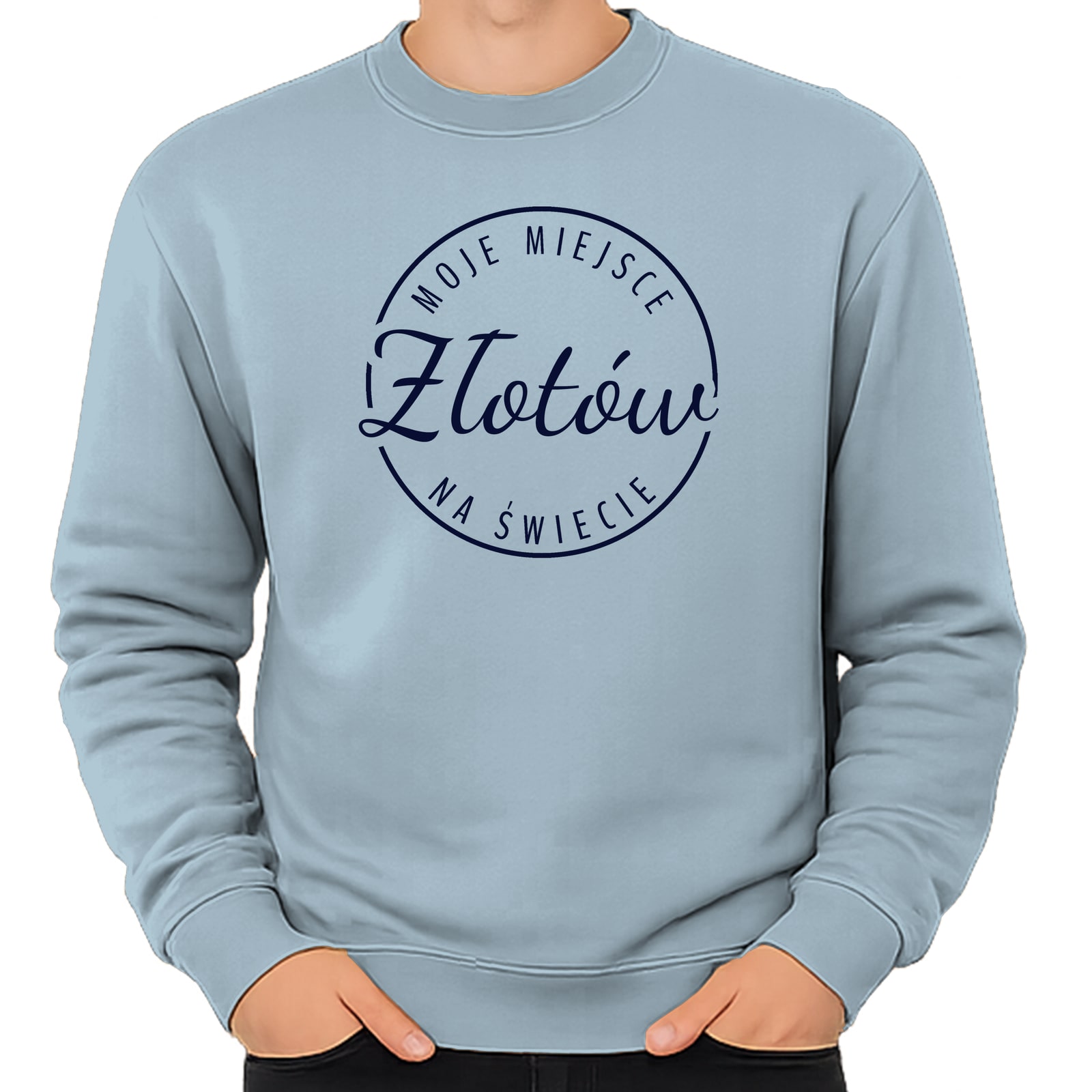 Bluza unisex Moje miejsce na świecie Złotów - obrazek 8