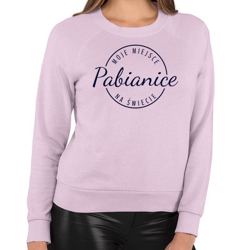 Bluza unisex Moje miejsce na świecie Pabianice - obrazek 9