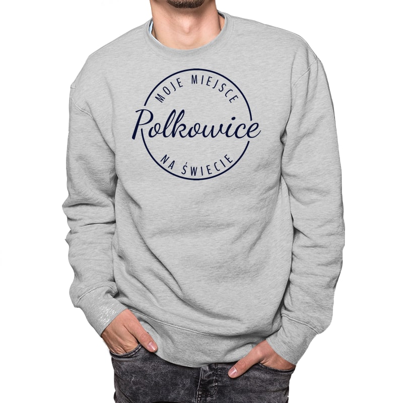 Bluza unisex Moje miejsce na świecie Polkowice - obrazek 5