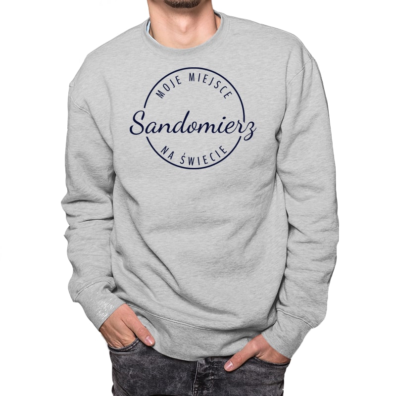 Bluza unisex Moje miejsce na świecie Sandomierz - obrazek 5