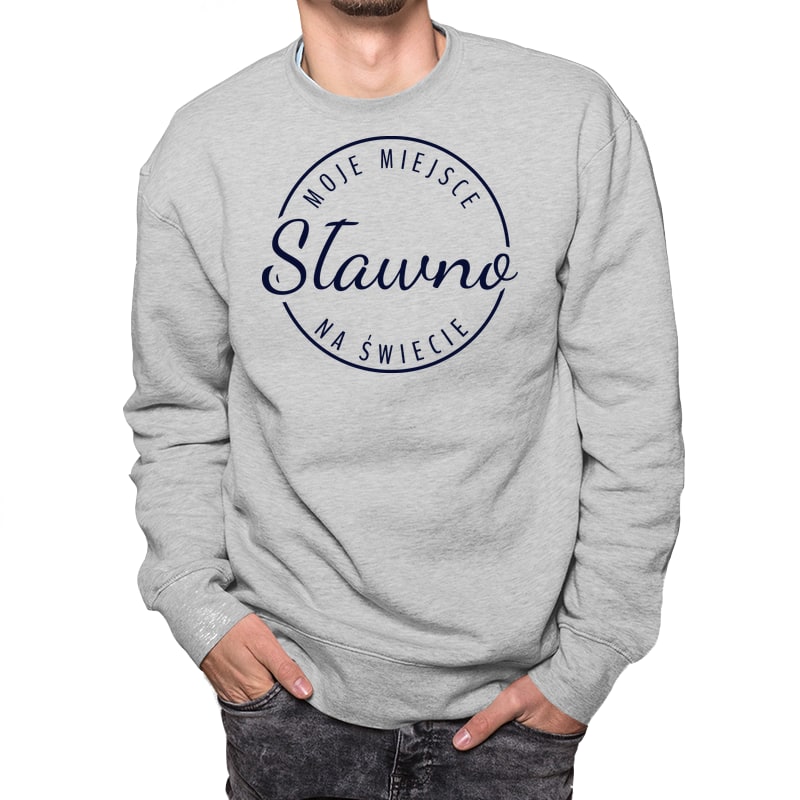 Bluza unisex Moje miejsce na świecie Sławno - obrazek 5