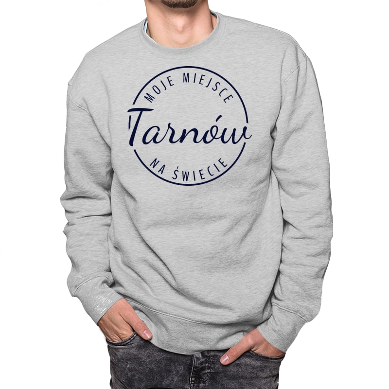 Bluza unisex Moje miejsce na świecie Tarnów - obrazek 5