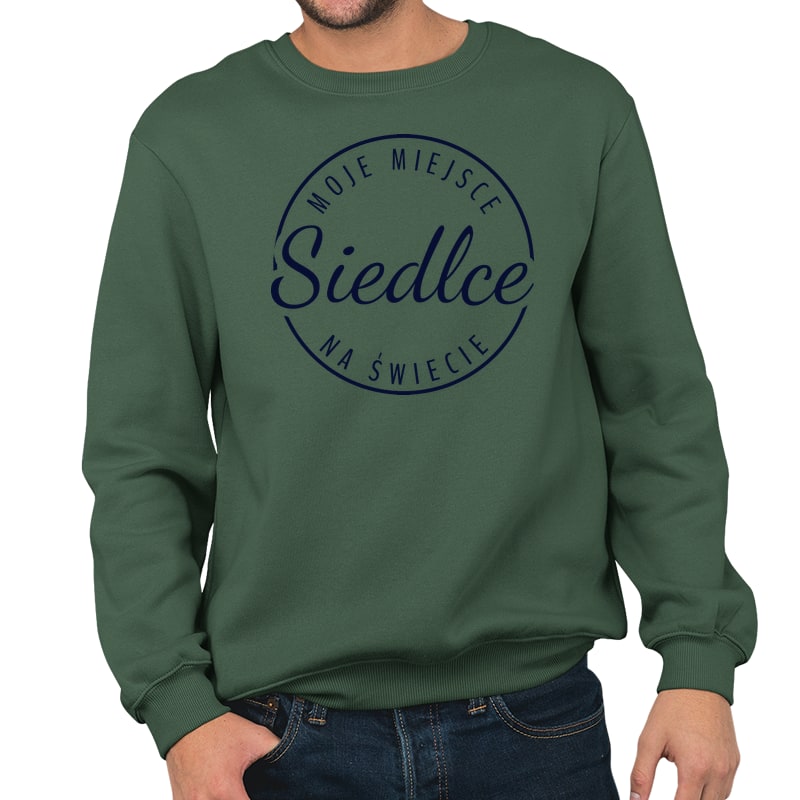 Bluza unisex Moje miejsce na świecie Siedlce - obrazek 6