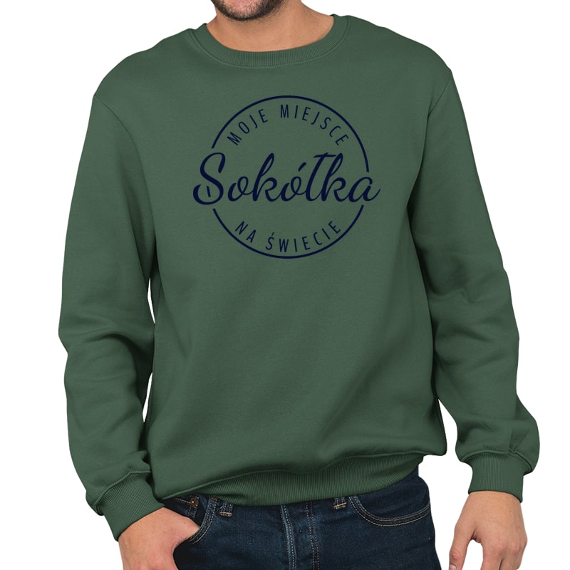 Bluza unisex Moje miejsce na świecie Sokółka - obrazek 6