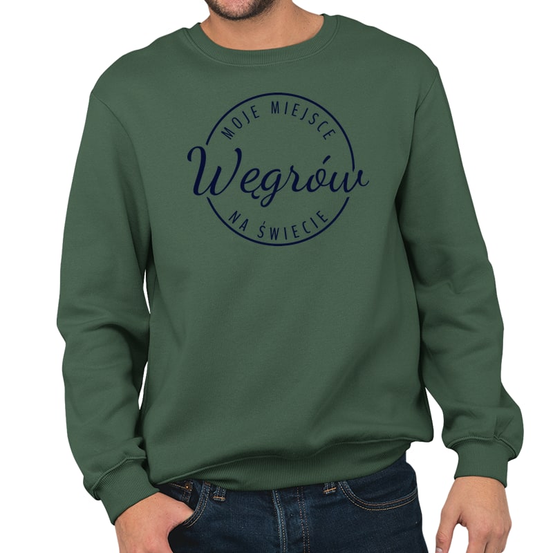 Bluza unisex Moje miejsce na świecie Węgrów - obrazek 6