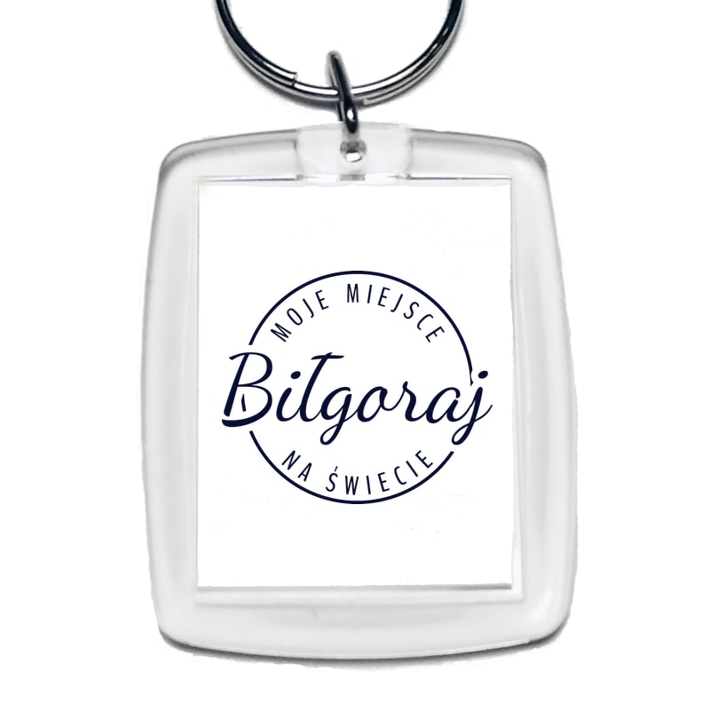 Brelok Moje miejsce na świecie Biłgoraj