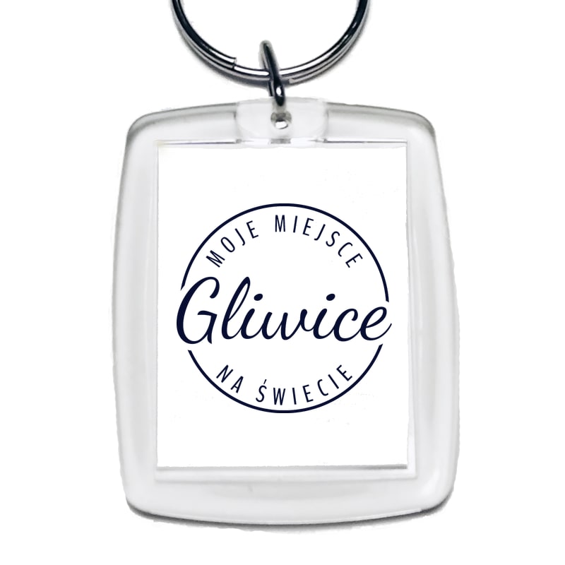 Brelok Moje miejsce na świecie Gliwice