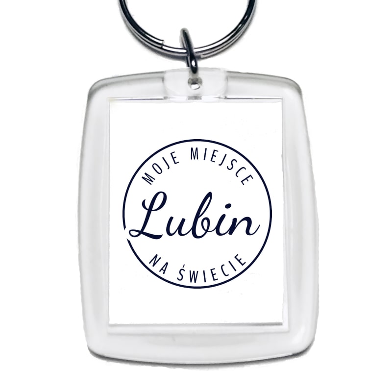 Brelok Moje miejsce na świecie Lubin