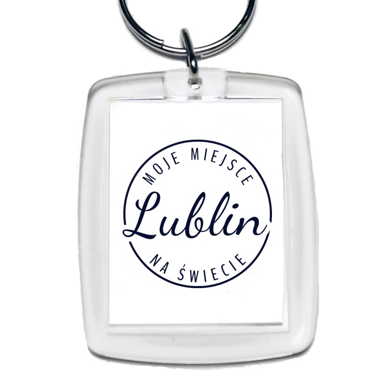 Brelok Moje miejsce na świecie Lublin