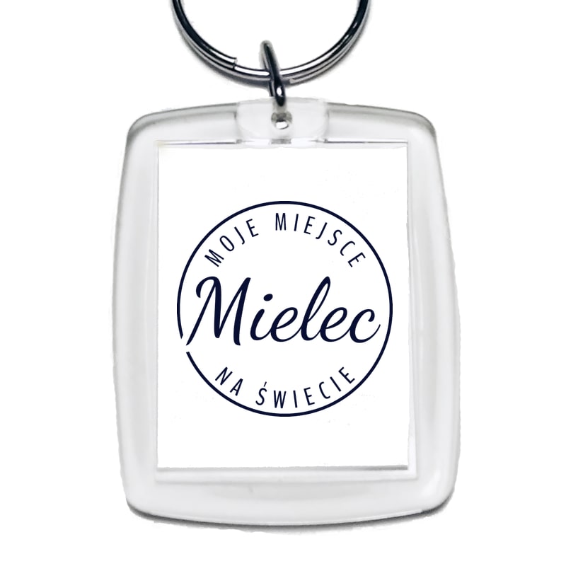 Brelok Moje miejsce na świecie Mielec