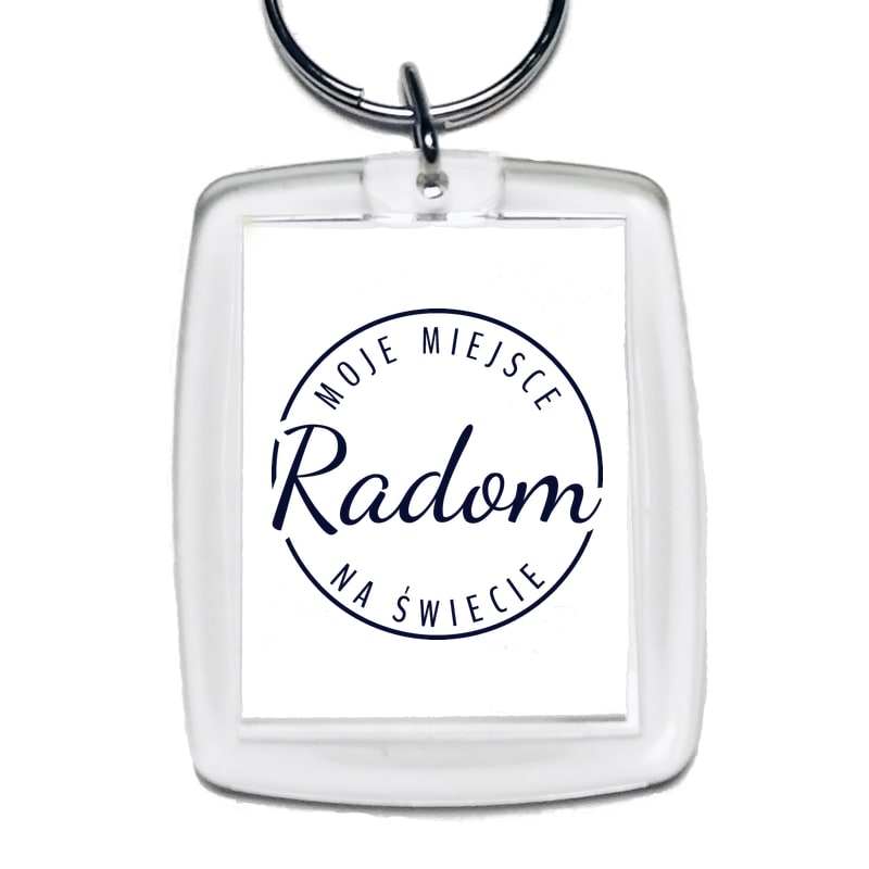 Brelok Moje miejsce na świecie Radom