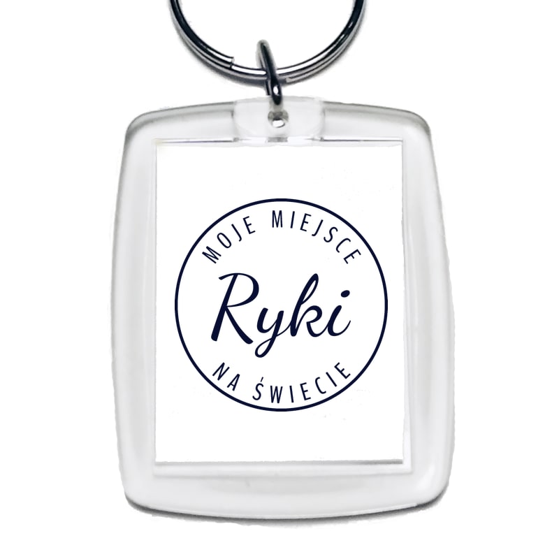 Brelok Moje miejsce na świecie Ryki