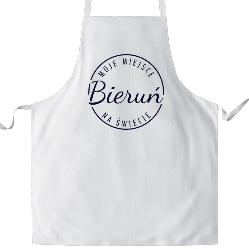 Fartuch kuchenny Moje miejsce na świecie Bieruń