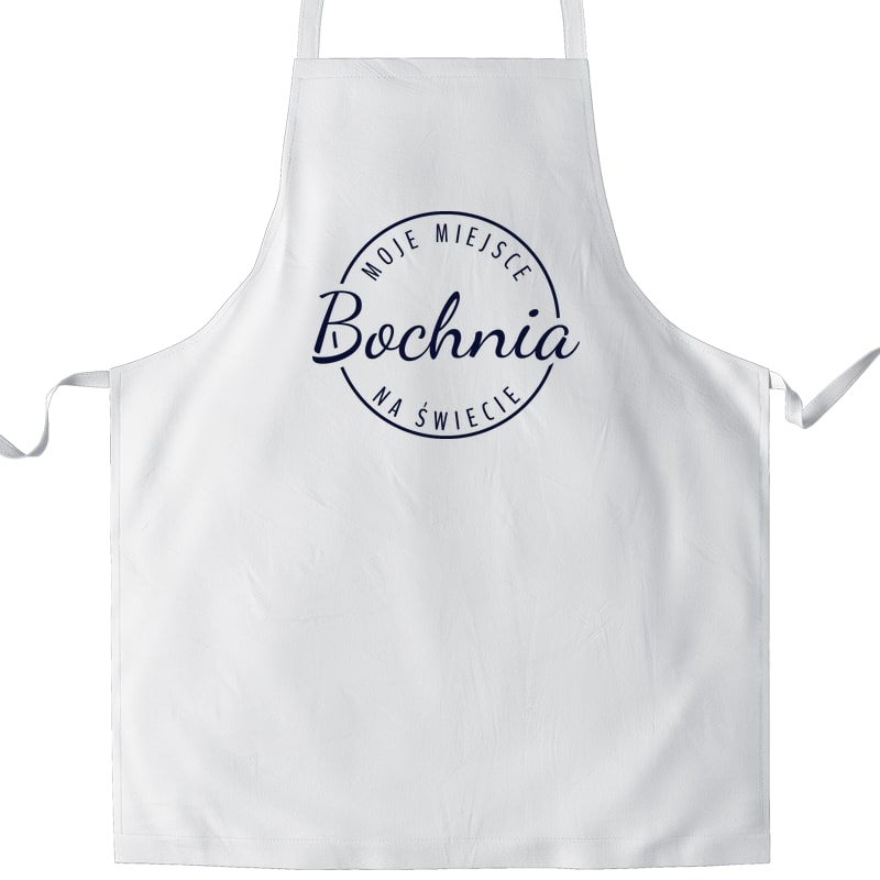 Fartuch kuchenny Moje miejsce na świecie Bochnia