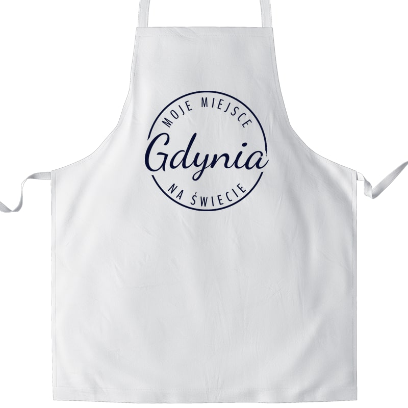Fartuch kuchenny Moje miejsce na świecie Gdynia