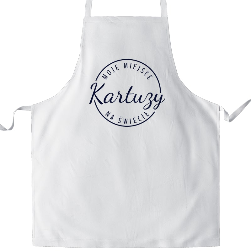Fartuch kuchenny Moje miejsce na świecie Kartuzy
